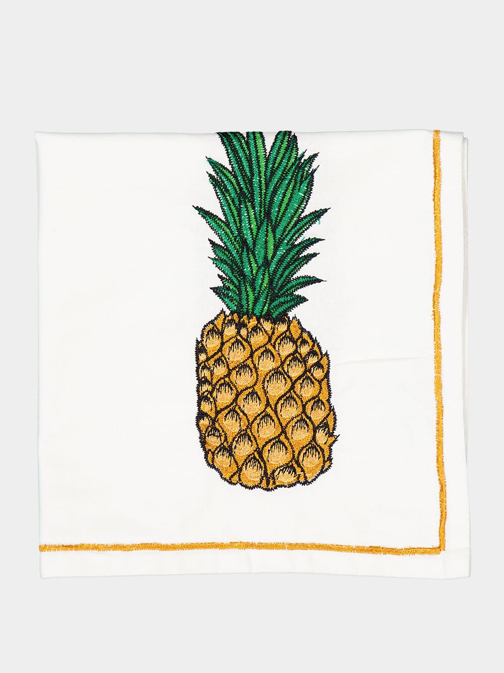 Embroidered Pineapple Napkin