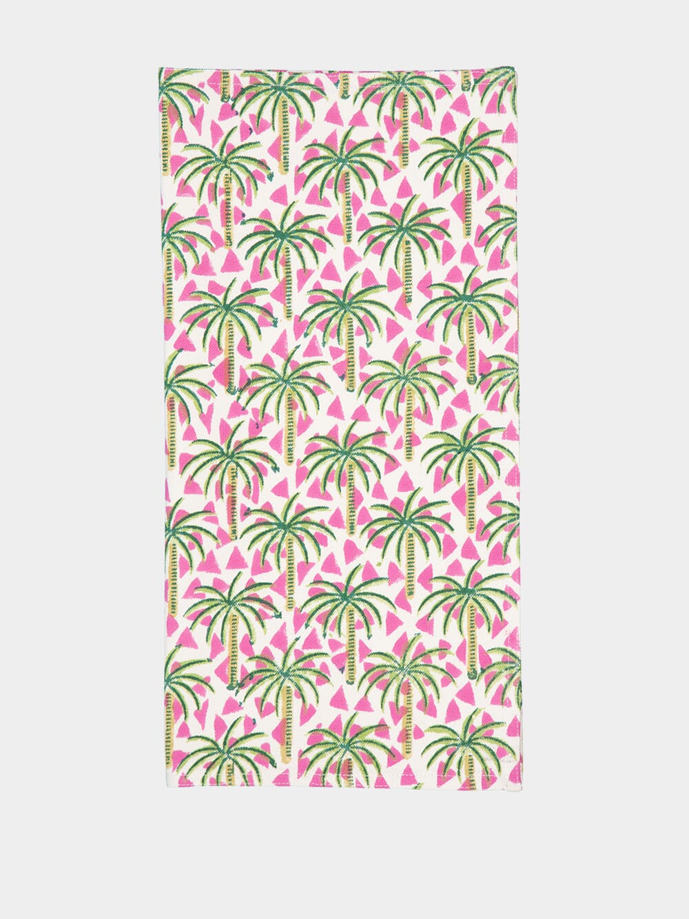 Cotton Napkin with Palm Print