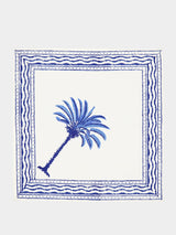 Palm Breeze Blue Cotton Napkin