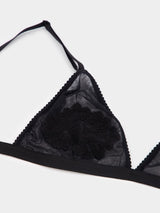 Tulle and Lace Triangle Bra