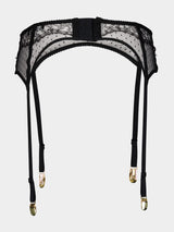 Black Lace Suspender Belt
