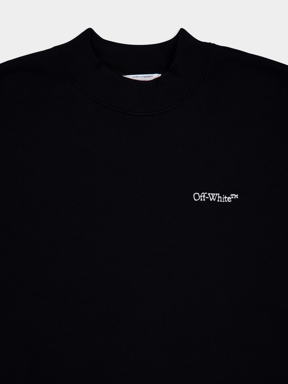 Off White Black Boro Arrow Skate Crewneck Sweatshirt Fashion Clinic