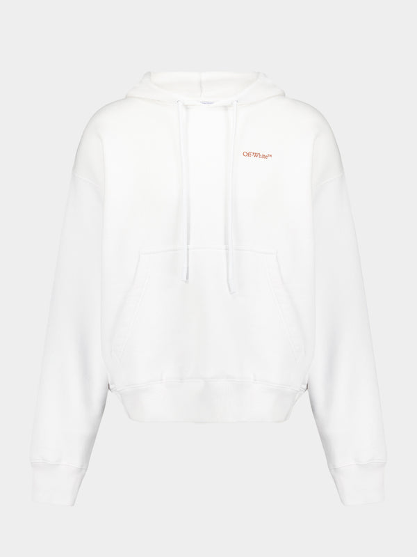 White Cotton Hoodie