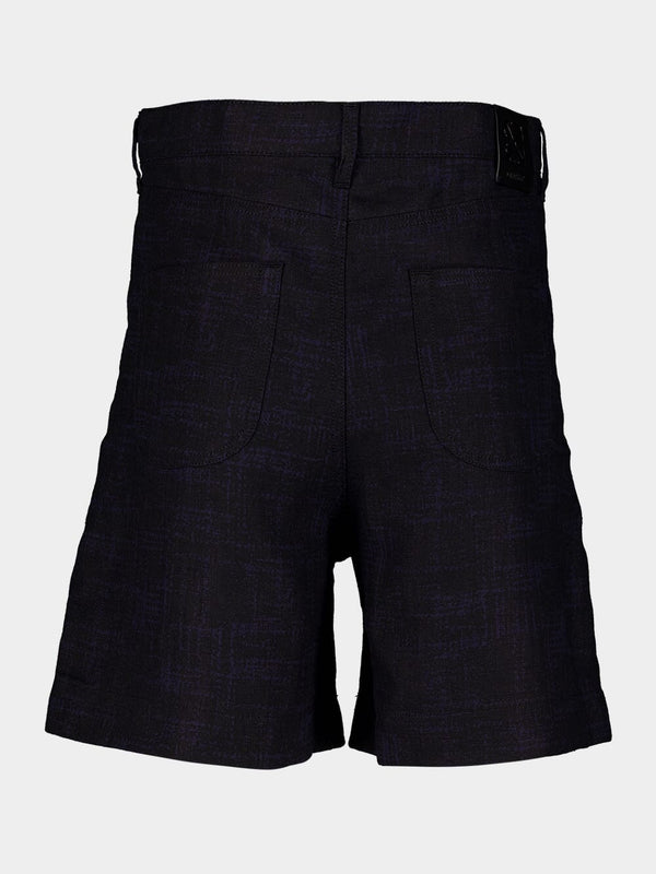 90s Logo Linen Shorts