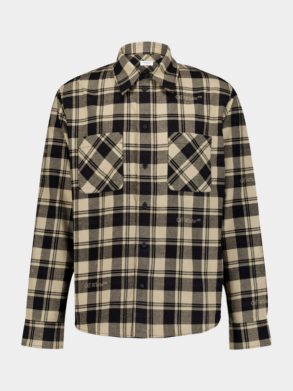 Check-Print Flannel Shirt
