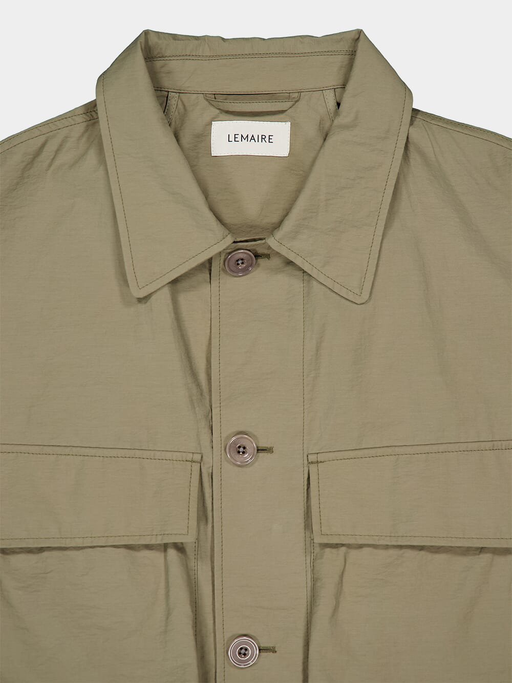 Lemaire Dusty Khaki Light Field Jacket Fashion Clinic