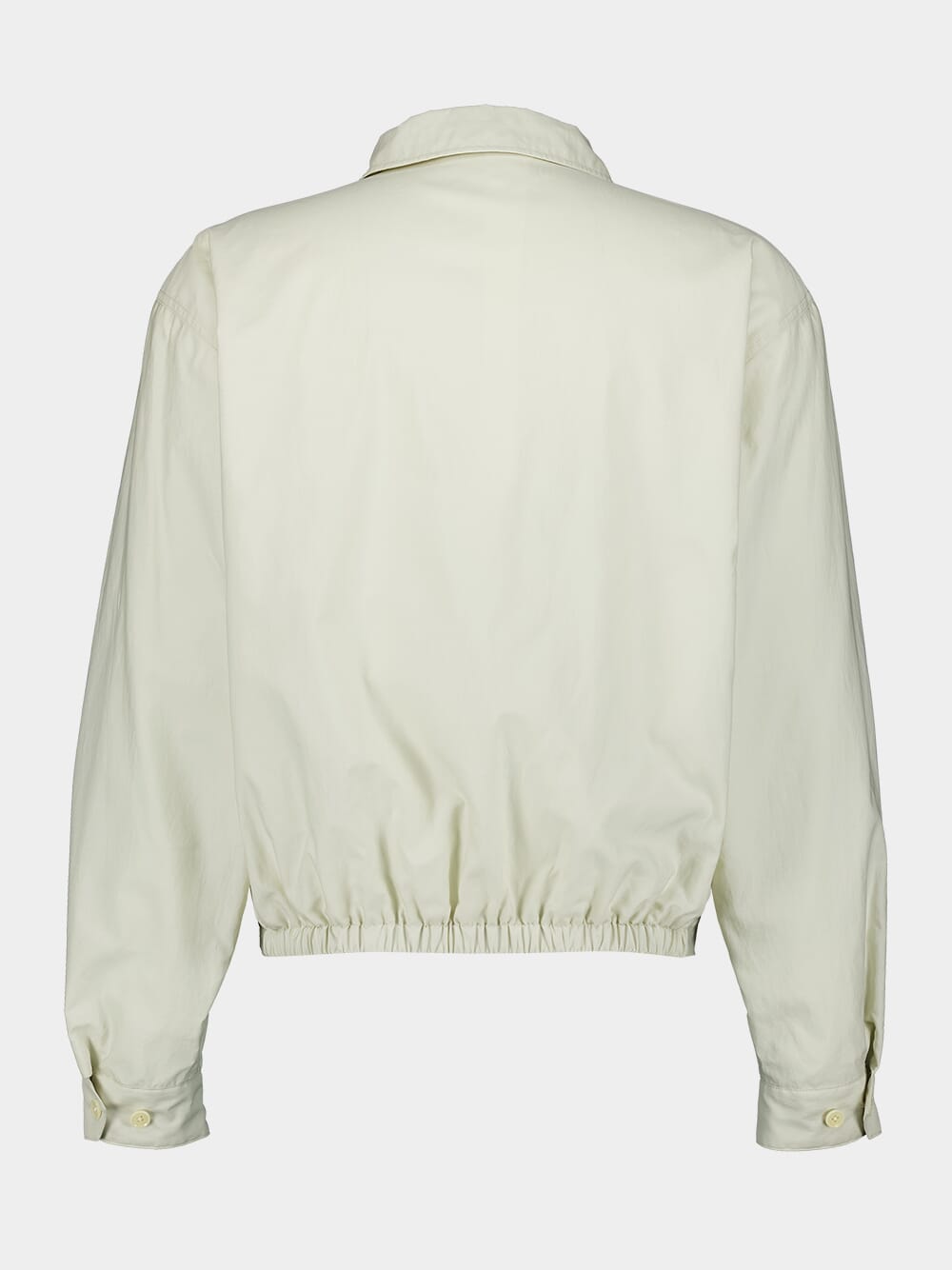 Cotton Silk Shirt Blouson