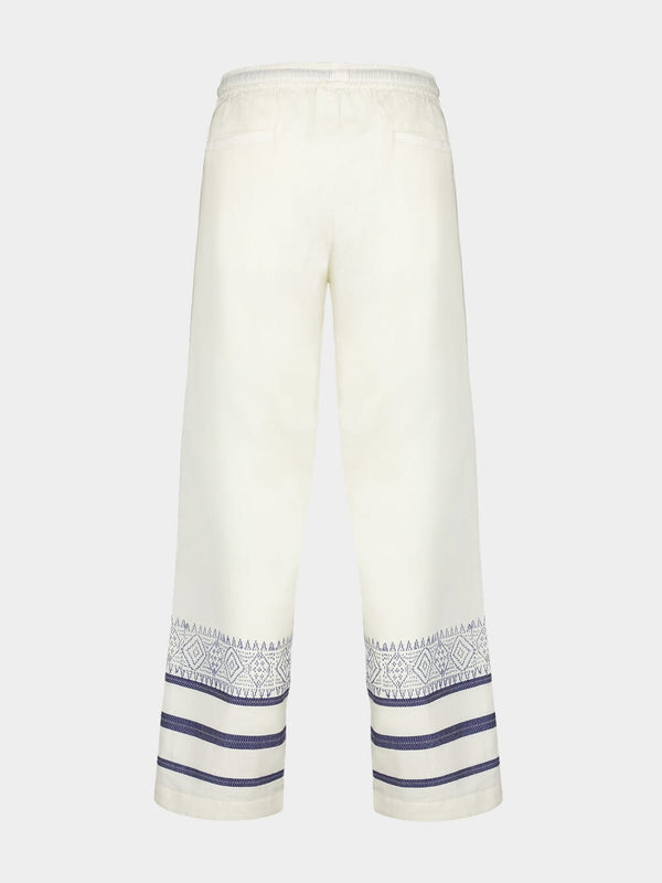 Talilo Off-White Blue Pants