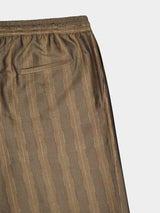 Baya Silk Striped Trousers