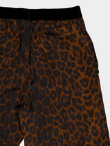 Silk Satin Leopard PJ Trousers