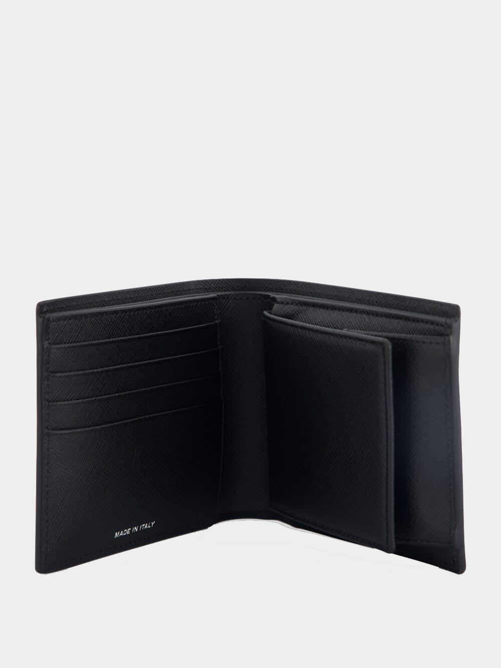 Saffiano Leather Bi-Fold Wallet