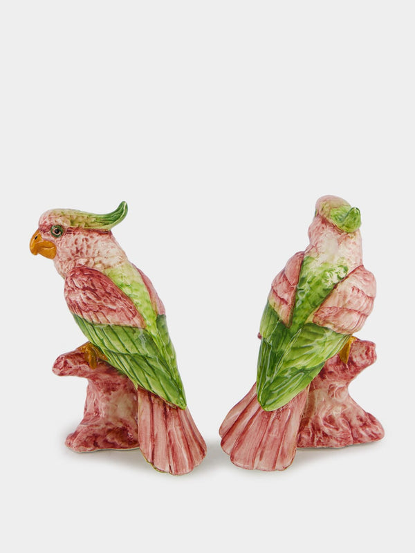 Rosy Parrot Set of 2 Placeholders