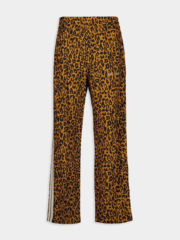 Cheetah Print Track Pants