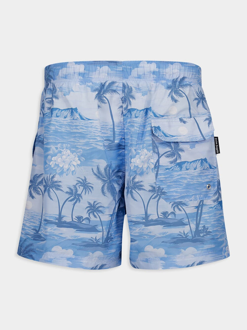 Sunset Palm Swim Shorts