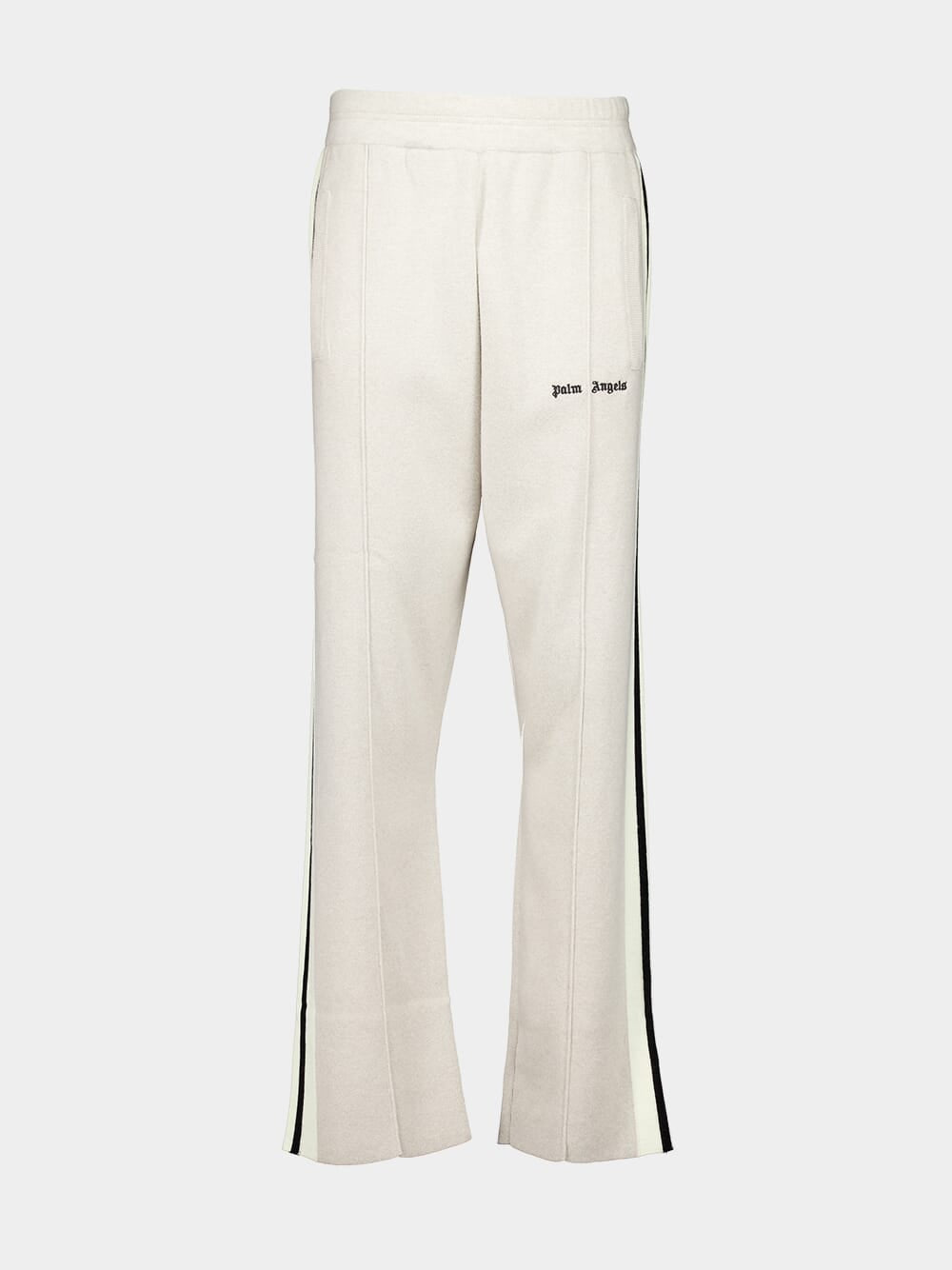 Palm Angels Beige Wool Cashmere Track Pants Fashion Clinic