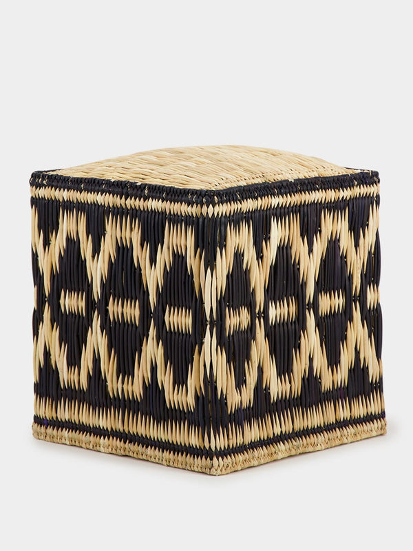 Wicker Pouffe