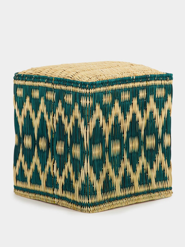 Wicker Pouffe