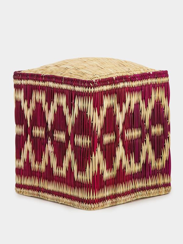 Wicker Pouffe
