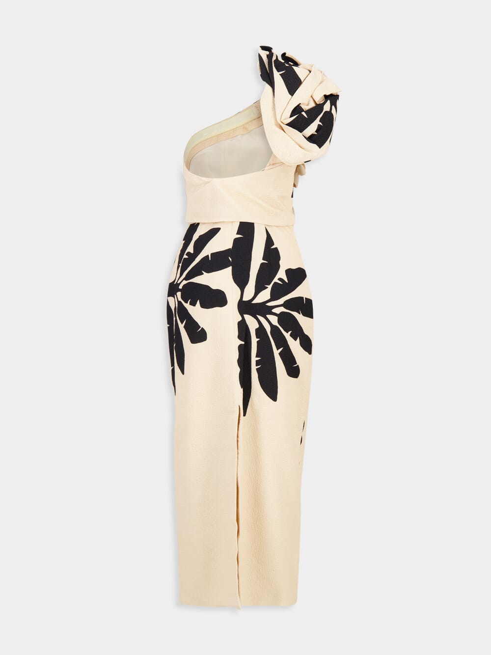 Johanna Ortiz One Shoulder Palm Print Dress Fashion Clinic