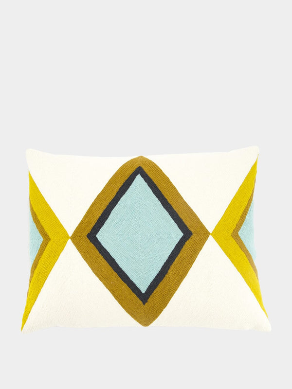 White Riviera Cushion