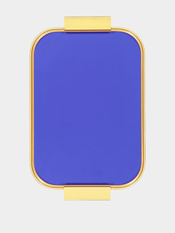 Ribbed tray 35x25.5cm