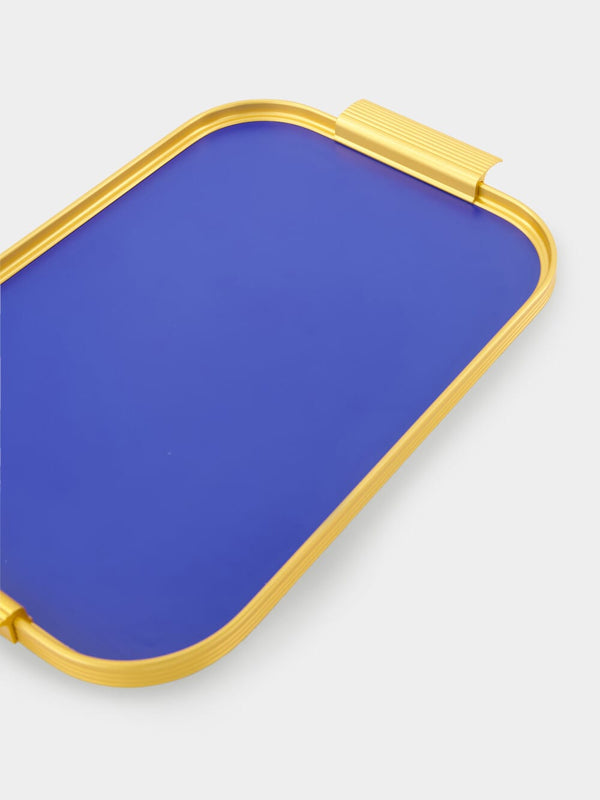 Ribbed tray 35x25.5cm