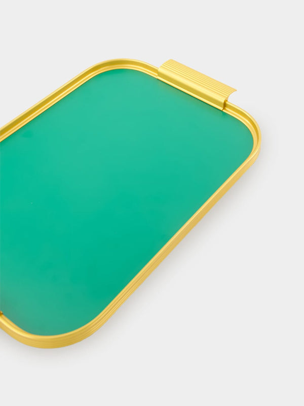 Ribbed tray 35x25.5cm