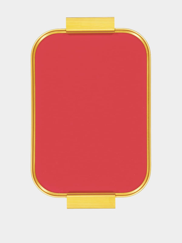 Ribbed tray 35x25.5cm