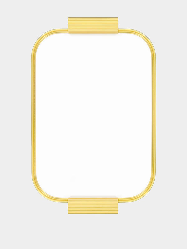 Ribbed tray 35x25.5cm