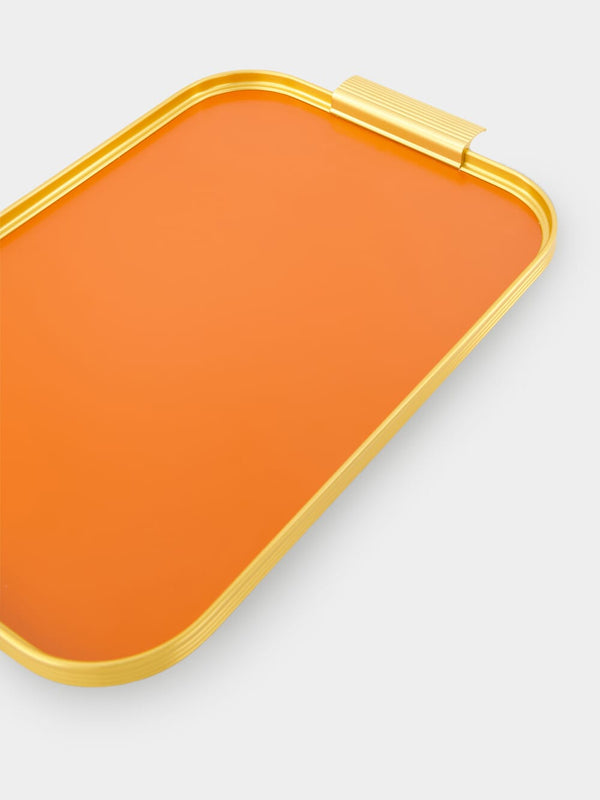 Ribbed tray 40x28cm