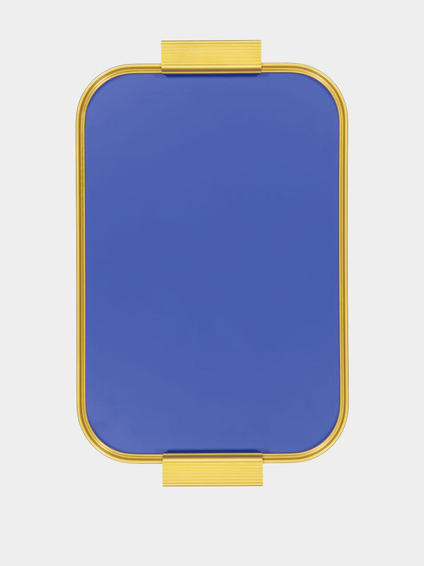 Ribbed tray 40x28cm
