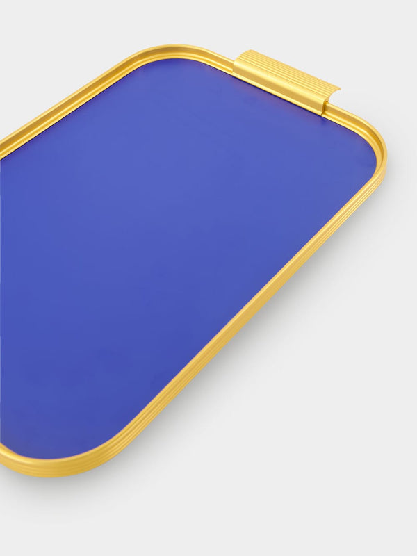 Ribbed tray 40x28cm
