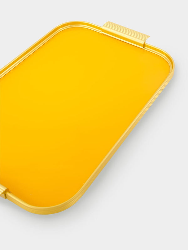 Ribbed tray 40x28cm