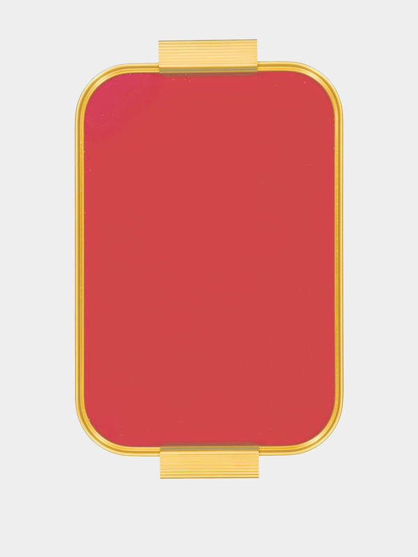 Ribbed tray 40x28cm