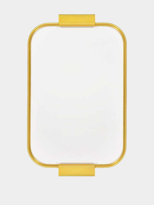 Ribbed tray 40x28cm