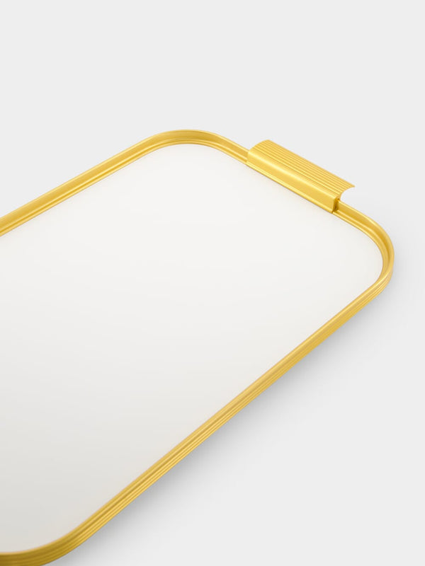 Ribbed tray 40x28cm