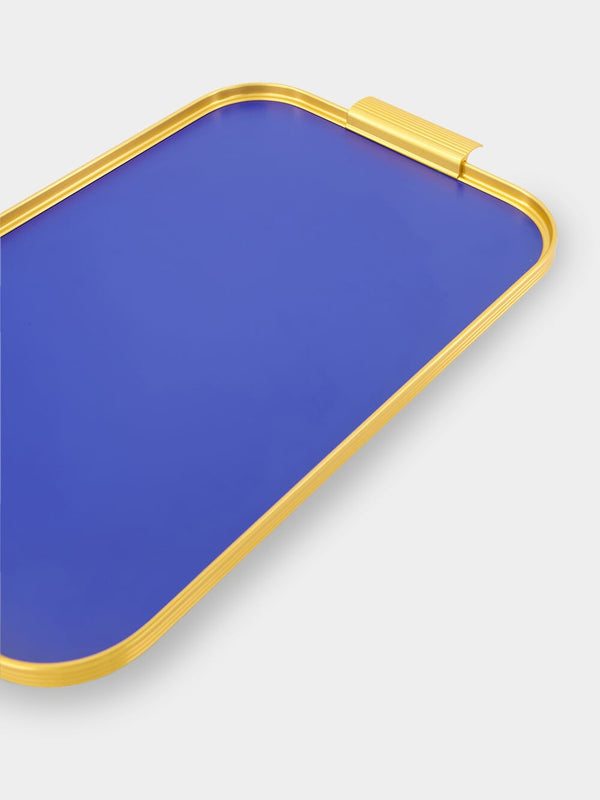 Ribbed tray 46x30cm