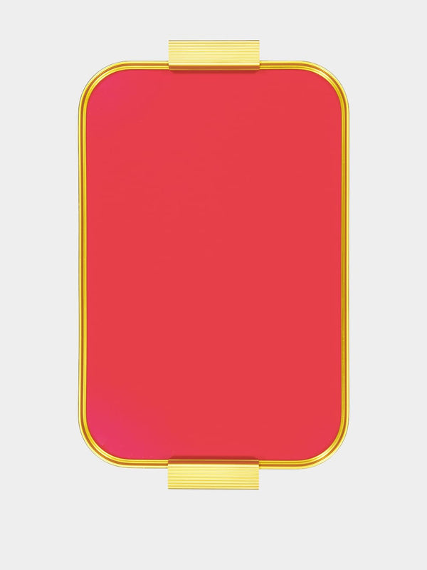 Ribbed tray 46x30cm