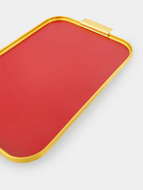 Ribbed tray 46x30cm