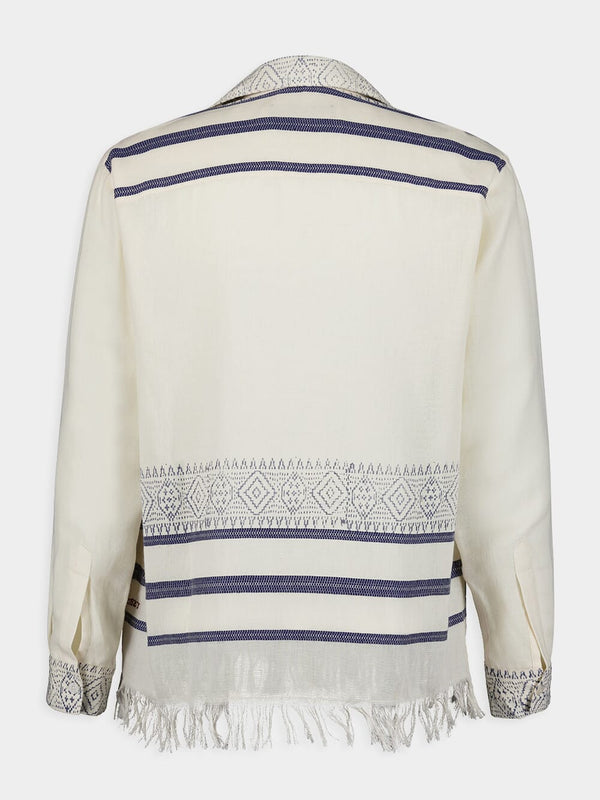 Talilo Cotton Embroidered Shirt