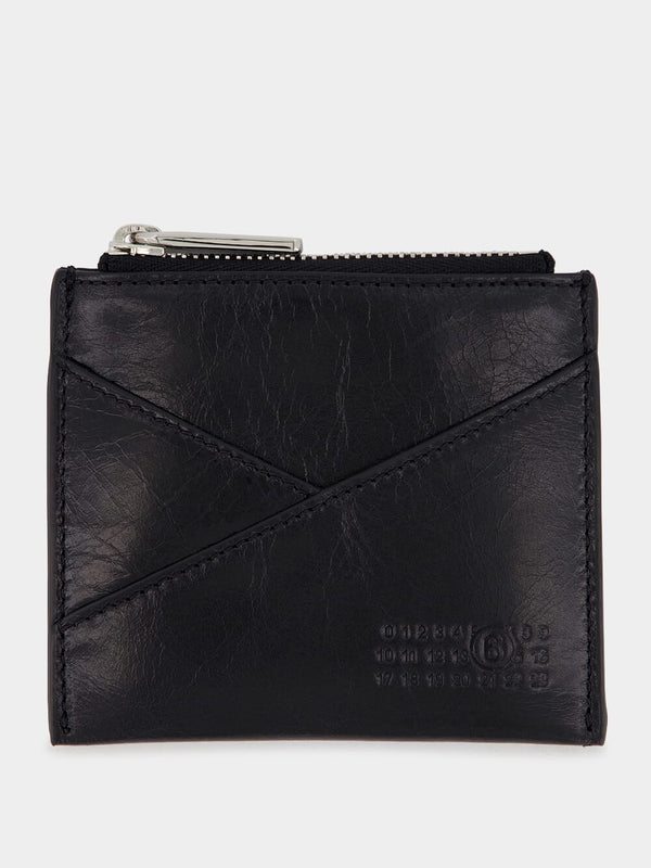 Japanese 6 Zipped Leather Card Holder