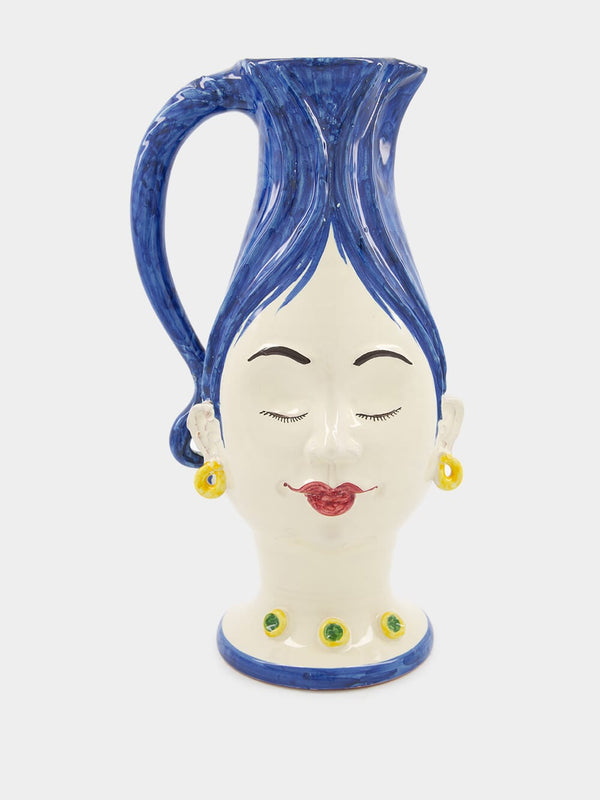 Sicilian Lady Ceramic Jug