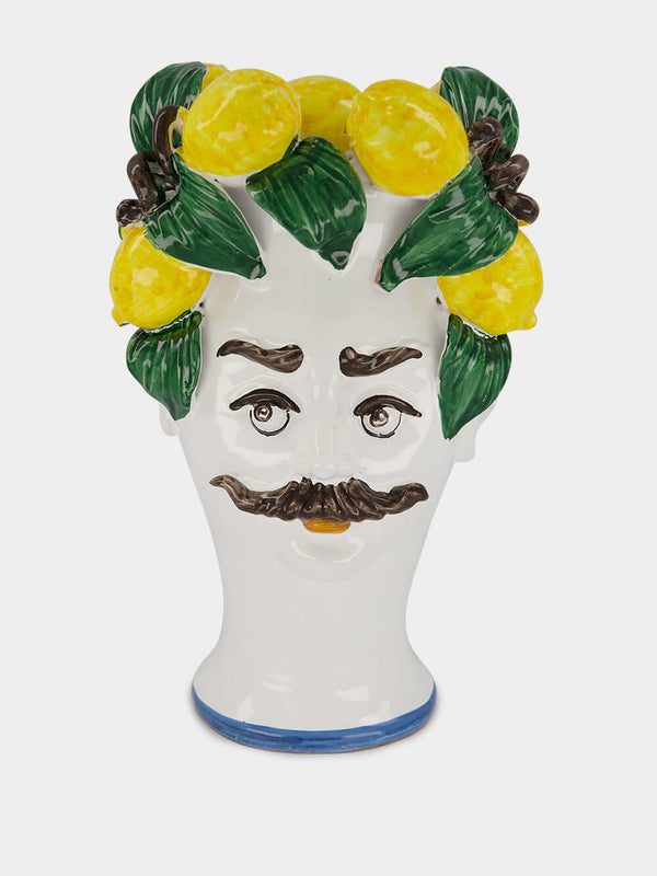 Handpainted Sculpture Vase
