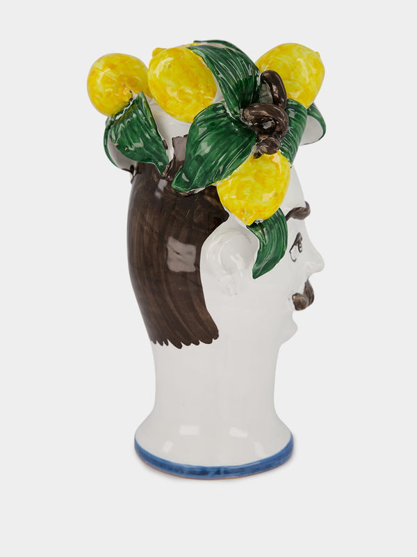 Handpainted Sculpture Vase