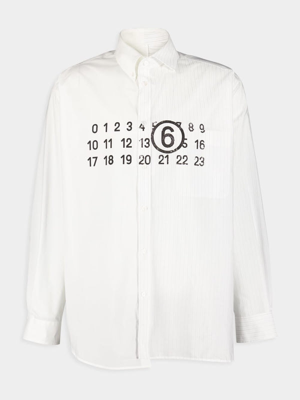 Asymmetric Numbered Shirt