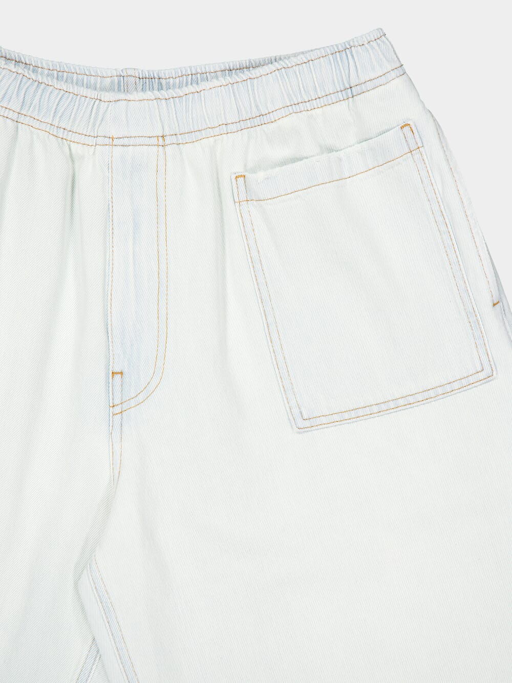 Oversized Denim Bermuda Shorts