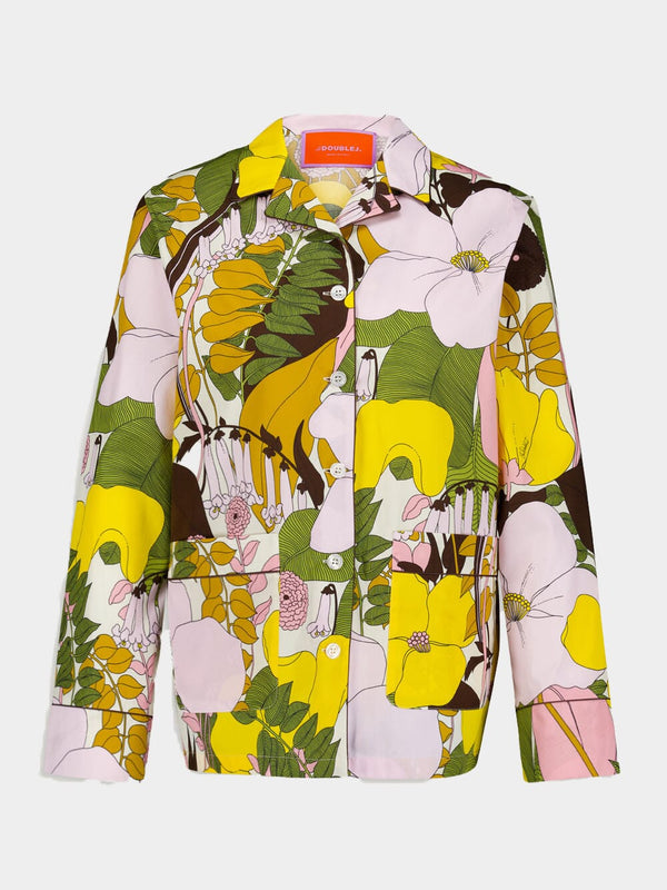 Hammock Floral-Print Cotton Shirt