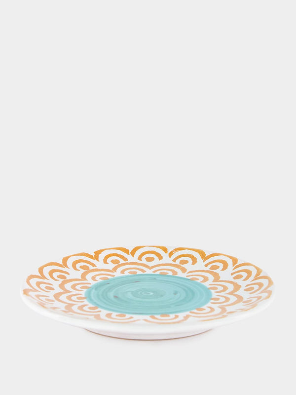 Orange Sicily Handpainted Dessert Plate