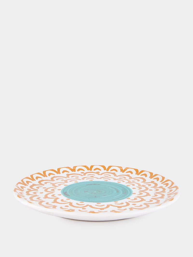 Orange Sicily Handpainted Dinner Plate