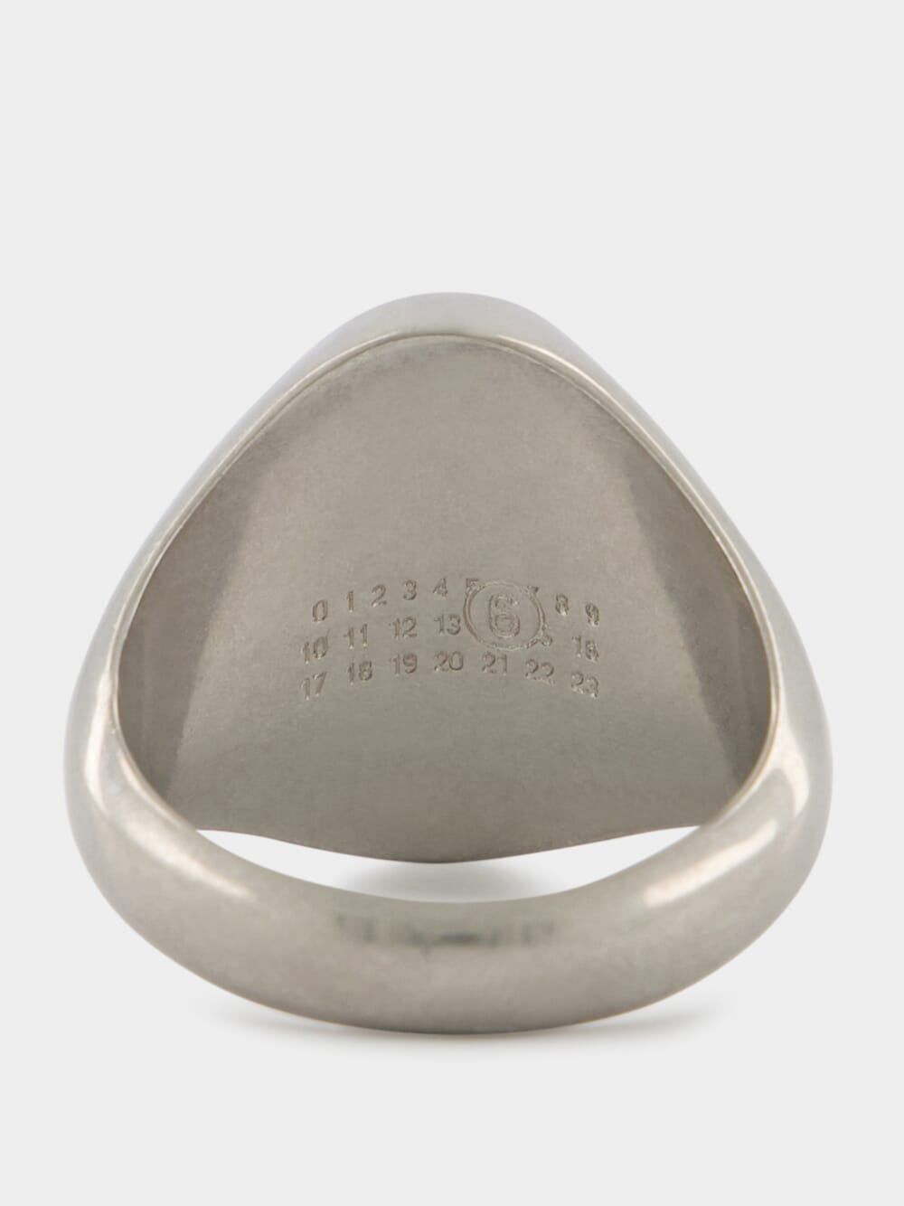 Modernist Silver Signet Ring
